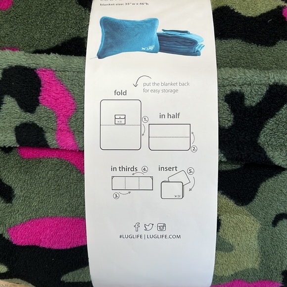 Lug Nap Sac travel airplane pillow and blanket! - Picture 6 of 14